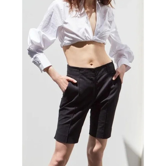 Thakoon Black Bermuda shorts size 6‎ new - Picture 1 of 7
